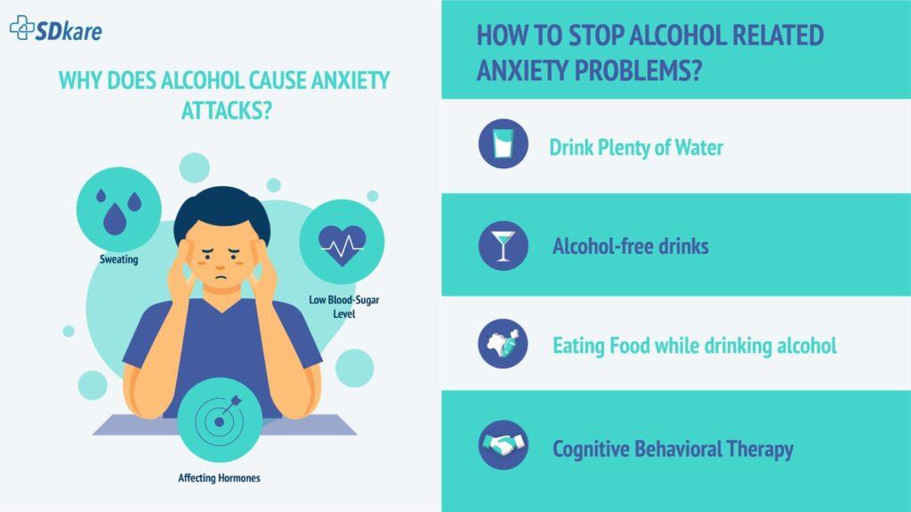 does alcohol cause anxiety
